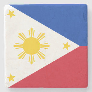 Dessous-de-verre En Pierre Drapeau des Philippines