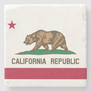Dessous-de-verre En Pierre Drapeau d'État de Californie