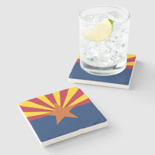 Dessous-de-verre En Pierre Drapeau d'État de l'Arizona