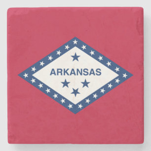 Dessous-de-verre En Pierre Drapeau d'État de l'Arkansas