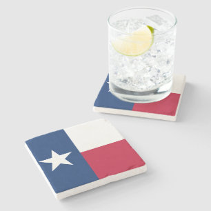 Dessous-de-verre En Pierre Drapeau d'état du Texas