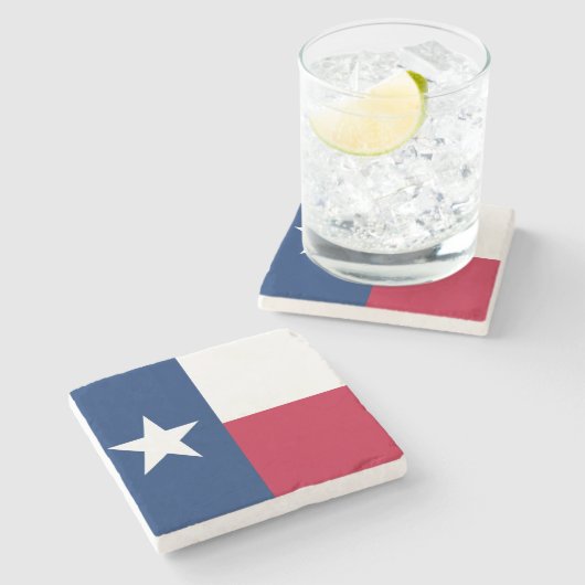 Dessous-de-verre En Pierre Drapeau d'état du Texas (Côté)