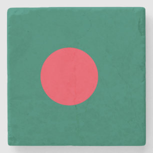 Dessous-de-verre En Pierre Drapeau du Bangladesh (Bangladesh)