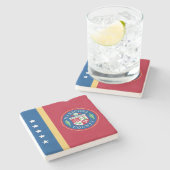 Dessous-de-verre En Pierre Drapeau du comté de Maricopa (Arizona) (Côté)