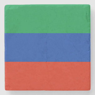Dessous-de-verre En Pierre Drapeau du Daghestan