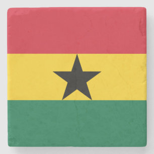 Dessous-de-verre En Pierre Drapeau du Ghana
