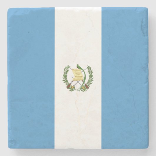 Dessous-de-verre En Pierre Drapeau du Guatemala (Devant)