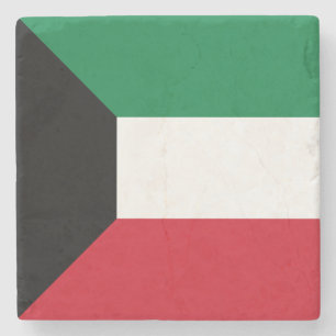 Dessous-de-verre En Pierre Drapeau du Koweït