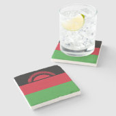 Dessous-de-verre En Pierre Drapeau du Malawi (Côté)