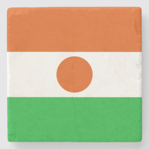 Dessous-de-verre En Pierre Drapeau du Niger