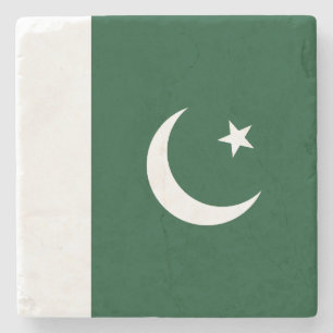 Dessous-de-verre En Pierre Drapeau du Pakistan