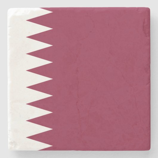 Dessous-de-verre En Pierre Drapeau du Qatar (Devant)