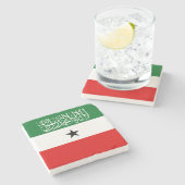 Dessous-de-verre En Pierre Drapeau du Somaliland (Côté)