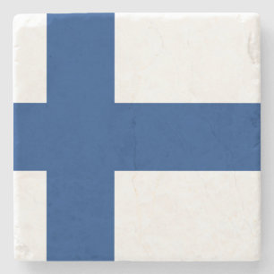 Dessous-de-verre En Pierre Drapeau Finlande