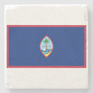 Dessous-de-verre En Pierre Drapeau Guam
