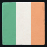 Dessous-de-verre En Pierre Drapeau irlandais<br><div class="desc">Irish Flag Stone Dessous de verre Design © Trinkets and Things 2017 - AHP Design. Tous droits réservés.</div>