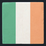 Dessous-de-verre En Pierre Drapeau irlandais<br><div class="desc">Irish Flag Stone Dessous de verre Design © Trinkets and Things 2017 - AHP Design. Tous droits réservés.</div>