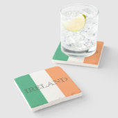 Dessous-de-verre En Pierre Drapeau irlandais coton irlandais (Côté)
