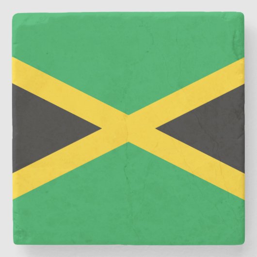 Dessous-de-verre En Pierre Drapeau jamaïcain (Devant)