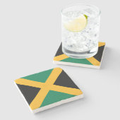 Dessous-de-verre En Pierre Drapeau Jamaïque (Côté)