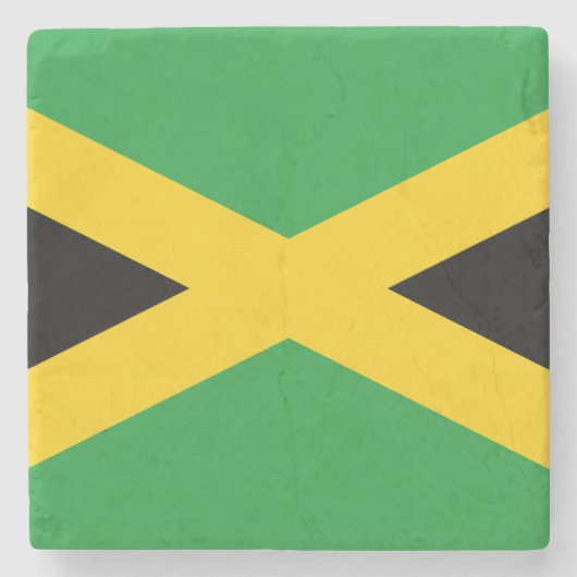 Dessous-de-verre En Pierre Drapeau Jamaïque  (Devant)