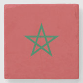 Dessous-de-verre En Pierre Drapeau Maroc (Devant)
