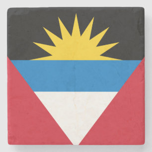 Dessous-de-verre En Pierre Drapeau patriotique d'Antigua-et-Barbuda