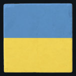 Dessous-de-verre En Pierre Drapeau patriotique ukrainien<br><div class="desc">Drapeau patriotique de l'Ukraine.</div>