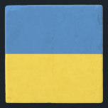 Dessous-de-verre En Pierre Drapeau patriotique ukrainien<br><div class="desc">Drapeau patriotique de l'Ukraine.</div>