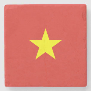 Dessous-de-verre En Pierre Drapeau vietnamien (Vietnam)