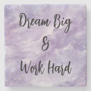 Dessous-de-verre En Pierre Dream Big & Work Hard