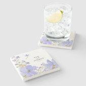 Dessous-de-verre En Pierre Dreamy Lilac Wedding (Côté)