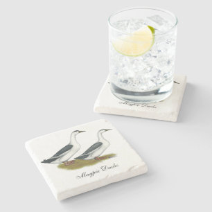 Dessous-de-verre En Pierre Ducks : Blue Magpies