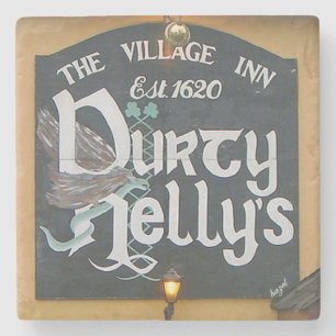 Dessous-de-verre En Pierre Durty Nelly, Bunratty, Clare, Irlande. Dessous-de-