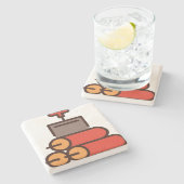 Dessous-de-verre En Pierre dynamique (Côté)