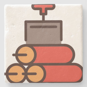 Dessous-de-verre En Pierre dynamique