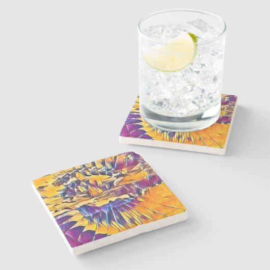 DESSOUS-DE-VERRE EN PIERRE EAU DE LA RIVIÈRE (Côté)