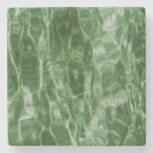 Dessous-de-verre En Pierre Eau verte (Devant)