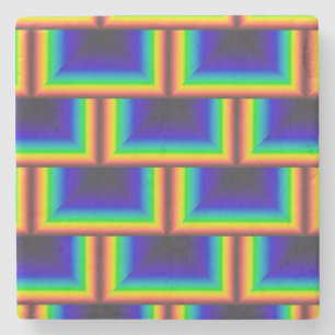 Dessous-de-verre En Pierre Échelles carrés à spectre solaire