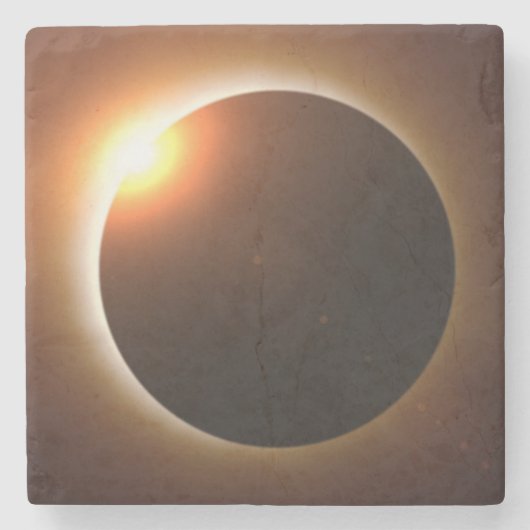 Dessous-de-verre En Pierre Éclipse solaire totale (Devant)