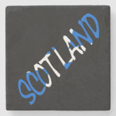 Dessous-de-verre En Pierre Ecosse sur le blason écossais (Devant)