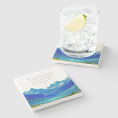 Dessous-de-verre En Pierre Écriture biblique (Côté)