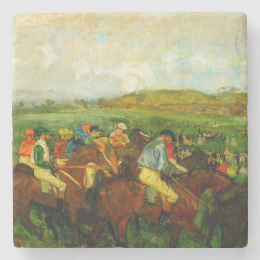 Dessous-de-verre En Pierre Edgar Degas Équitation (Devant)