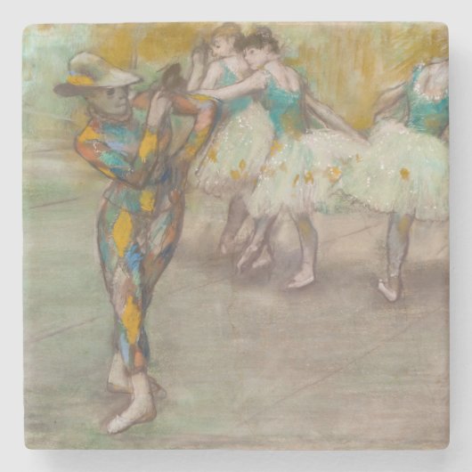 Dessous-de-verre En Pierre Edgar Degas - Harlequin Dance (Devant)