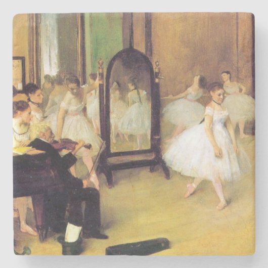 Dessous-de-verre En Pierre Edgar Degas | la classe de danse (Devant)