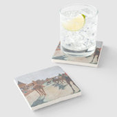 Dessous-de-verre En Pierre Edgar Degas - La Parade (Côté)