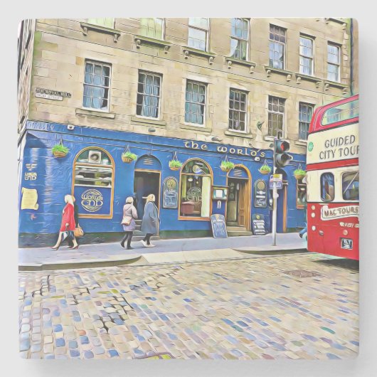 Dessous-de-verre En Pierre Édimbourg, Écosse (Devant)