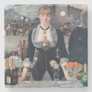 Dessous-de-verre En Pierre Edouard Manet - Un bar aux Folies-Bergere