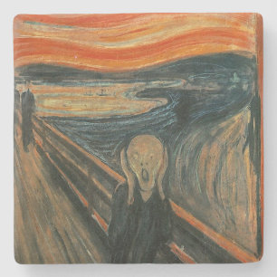 Dessous-de-verre En Pierre Edvard Munch Peinture The Scream (Skrik) 1893