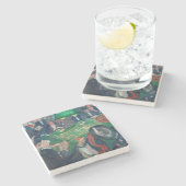 Dessous-de-verre En Pierre Edvard Munch - Table de roulette à Monte Carlo (Côté)